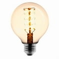 thumbnail image 2 of FABLE- Better Homes&Gardens G25 Vintage Led Globe Light Bulb,40W, Dimmable, Amber - 2Pk, 2 of 6