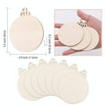 thumbnail image 4 of 50 Pcs Round Wood Slices DIY Crafts Unfinished Wooden Christmas Ornaments;50 Pcs Round Wood Slices DIY Crafts Unfinished Christmas Ornaments, 4 of 7