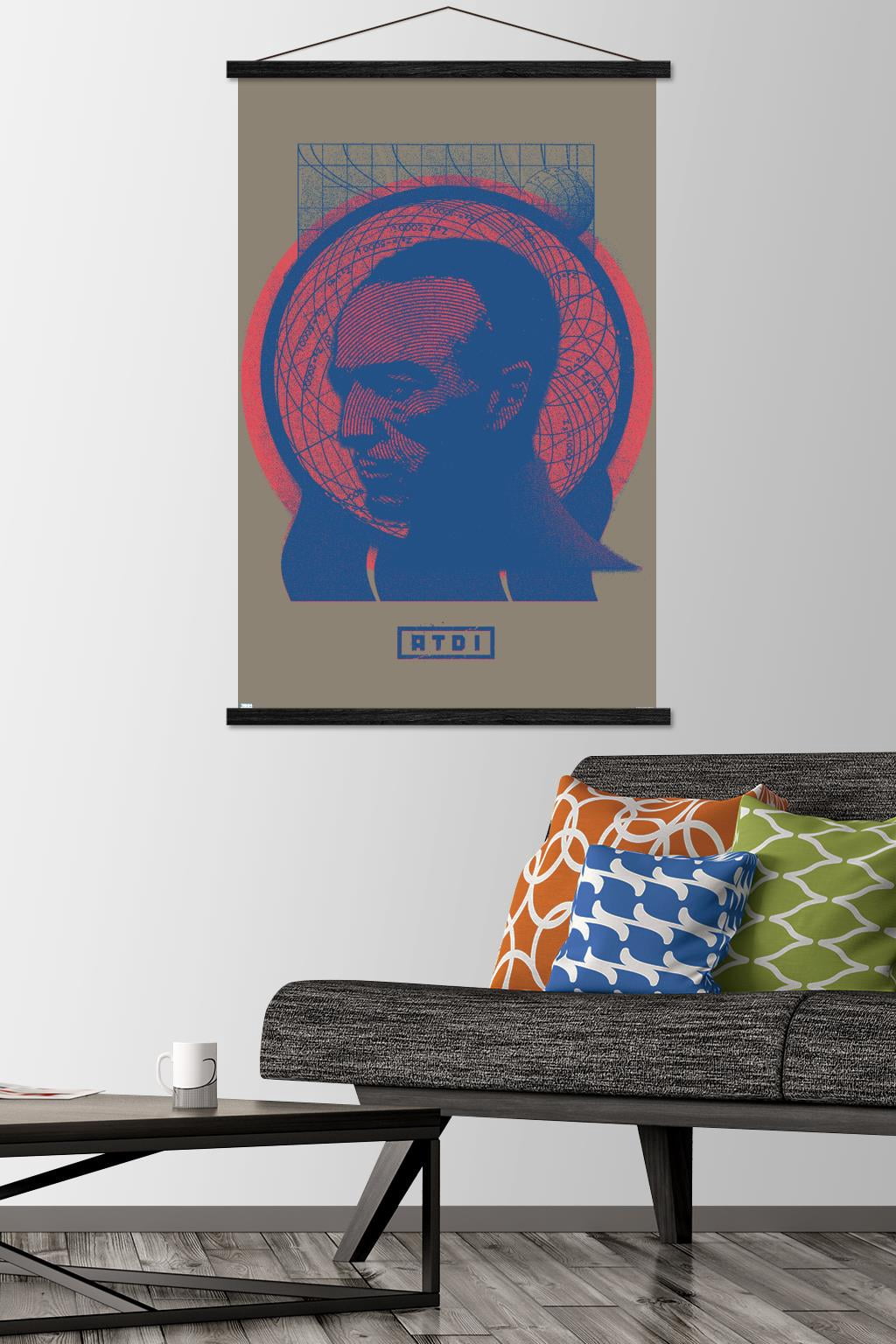 At the Drive-In - Head Wall Poster with Wooden Magnetic Frame, 22.375" x 34"