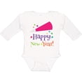 thumbnail image 3 of Inktastic Happy New Year party Boys or Girls Long Sleeve Baby Bodysuit, 3 of 5