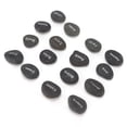 thumbnail image 4 of Black Matte Engraved Pebbles, Engraved Pebbles 16Pcs With Engraved Lettering For Meditation For Divination, 4 of 8