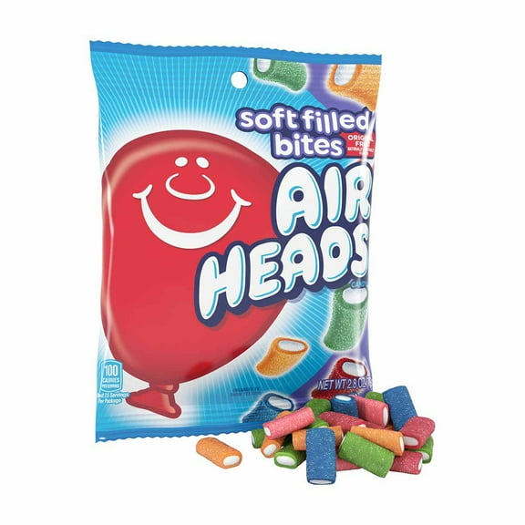 Airheads Original Fruit Soft-Filled Bites Candy, 2.8 oz