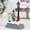 B, variant on Scene Accessories Christmas Scene Village Houses Figurines Modern Sets Micro for Snowman