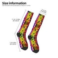 thumbnail image 5 of Easygdp Colorful Tie Dye Stained Glass 1 Soccer Socks Sport Knee High Socks Calf Compression Athletic Socks for Men and Women, 5 of 9