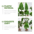 thumbnail image 6 of Fake Tree8pcs Realistic Tree Model Microlandscape Layout Model Artificial Miniature Tree Modeling Prop, 6 of 8