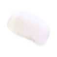 thumbnail image 1 of Minnieouse Manténgase a la moda y abrigado con una diadema de piel ligera para mujer Diadema de piel sintética Accesorio para el cabello blanco, 1 of 6