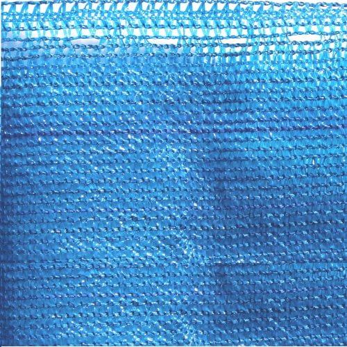 ALEKO Privacy Mesh Fabric Screen Fence with Grommets 4 x 25 Feet Blue by ALEKO