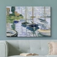 thumbnail image 2 of wall26 Canvas Print Wall Art Boats at Petit-Gennevilliers Claude Monet Nature Illustrations Fine Art Decorative Landscape Multicolor Wilderness Rustic for Living Room, Bedroom, Office - 16"x24&q, 2 of 5