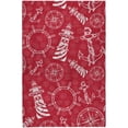 thumbnail image 2 of Addison Rugs Dream Shag Premium Machine Washable Transitional Nautical Red Rectangle Rug, 8' x 10', 2 of 8