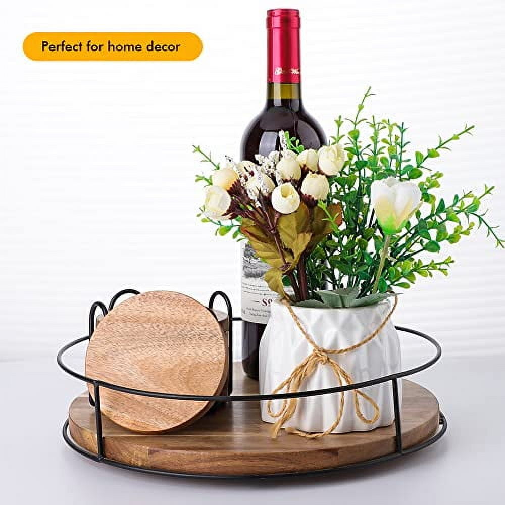 WLWNWFT Acacia Wood Coasters - Thumbnail 4