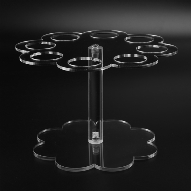 3X Detachable 8 Holes Acrylic Ice Cream Cone Holder Stand