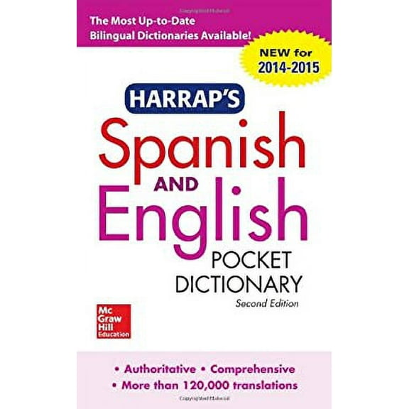 Pre-Owned Harrap's Spanish and English Pocket Dictionary (Paperback) 0071814469 9780071814461