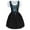 Z30 Blue, variant on BJUTIR Summer Dresses For Women Plus Size German Dress Square Neck Apron Oktoberfest Girl
