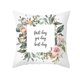 thumbnail image 5 of Funda de almohada con flores de acuarela de 45x45cm, fundas de cojines de plantas florales para sofá, 5 of 5