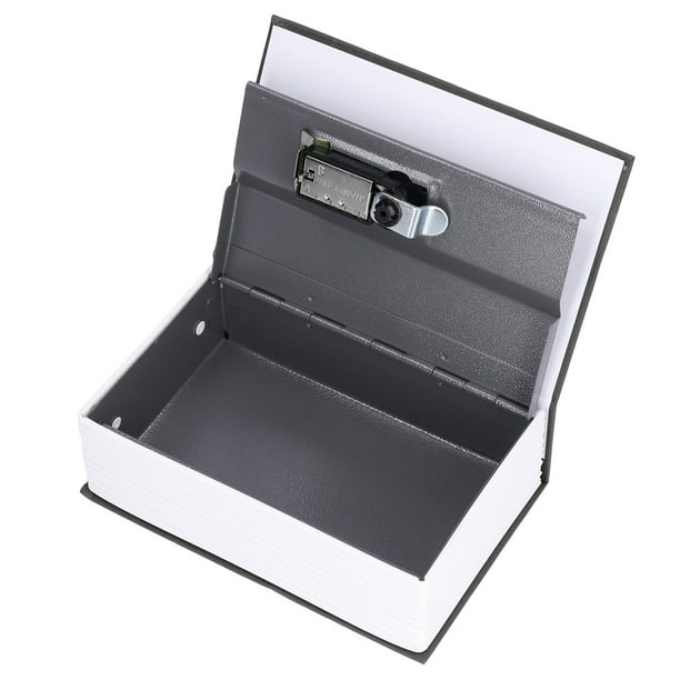 Caja fuerte para libros, caja fuerte de acero con forma de libro, caja fuerte pequeña de metal, caja fuerte con forma de libro, innovación moderna