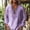 Purple, variant on Snorda Long Sleeve Shirts for Men Linen Boho Printed V Neck Pullover Shirts Casual Loose Breathable Blouse for Daily Comfortable Wear