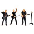 thumbnail image 1 of Vogacara Hand Painted 1:64 Rock Music People Fairy Dioramas Props Figure Garden Movie Juguetes Conjunto de banda negra, 1 of 1