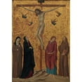 thumbnail image 2 of Ugolino da Siena 18x24 Black Ornate Framed Double Matted Museum Art Print Titled: The Crucifixion (ca. 1315-20), 2 of 5