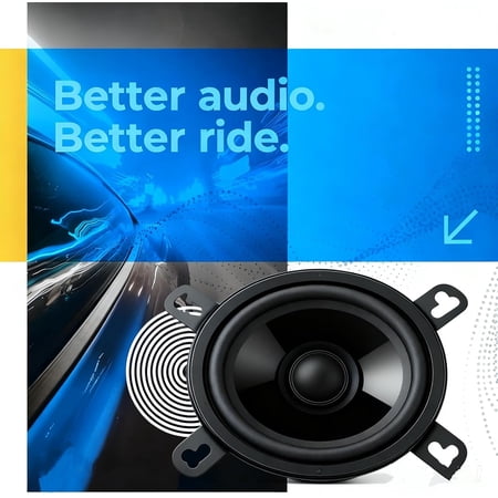 TYFRW-5.25" Speaker,Dual Cone Car Speaker,5 Door speaker Single Unit,Full Range,65W 4 Ohm,Wide Frequency Response,Enhanced Bass,Polypropylene Cone,Rubber Surround,OEM Replacement,Coaxial,Car Stereo S