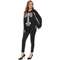 thumbnail image 5 of Disfraces de Halloween 2024 M-XL ropa de esqueleto capa traje nuevo horror muerte calavera capa disfraz de pareja disfraz de Halloween, 5 of 5