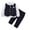 Black, variant on Boys Summer Outfits Boys Winter Elegant Vest 3 Piece Thickened Formal Set for Photoshoot Boys' Clothing Sets Black 3-4 Years