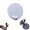 White, variant on Compact Pocket Storage Dispenser Small Loose Item Drawer Sorter For Coins Paper Clips Tiny Craft Supplies