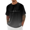 thumbnail image 2 of Funny Graphic T Shirts for Men Comfort Loose Fit Crewneck Streetwear Tees Clothes Short Sleeve Athletic Workout Shirts Cooling Running Shirt, 2 of 5