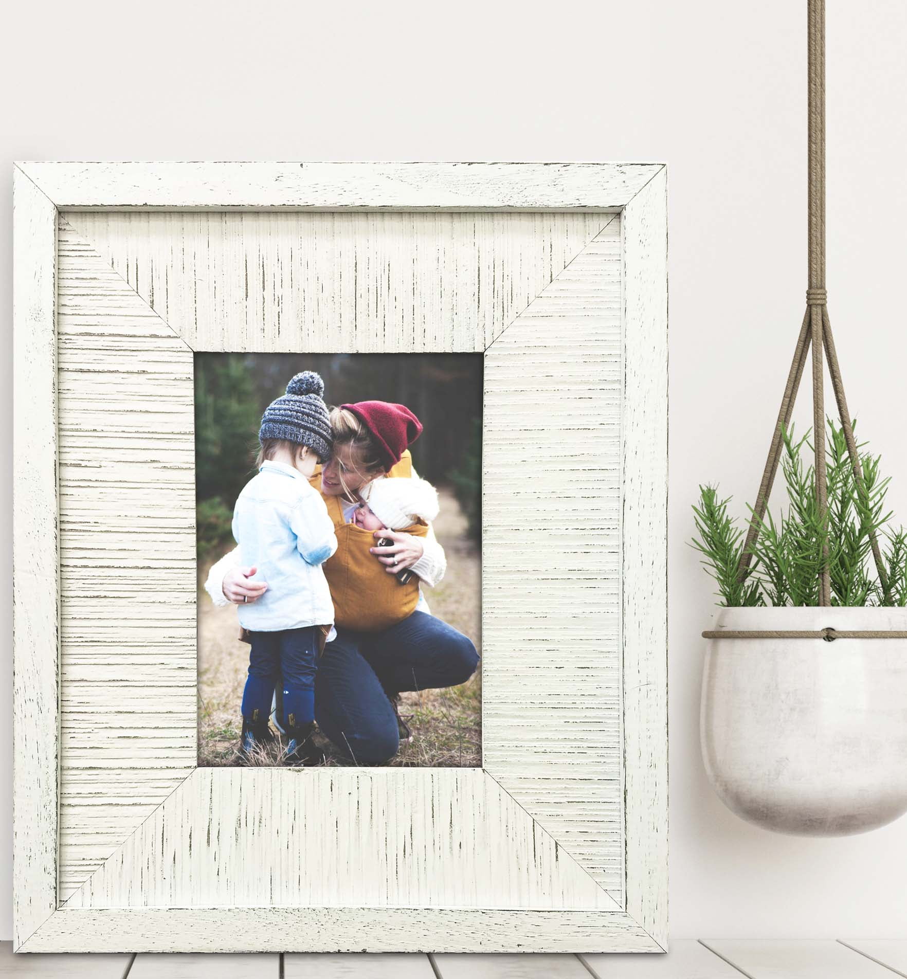 Mainstays 5x7 White Wooden Picture Frame