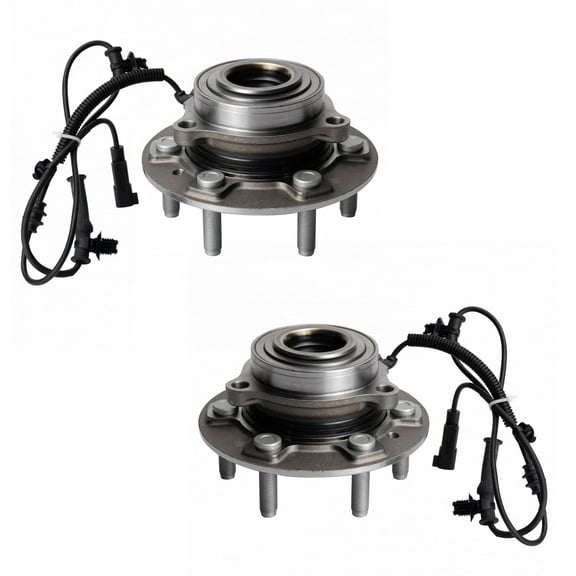 TRQ Front Wheel Bearing & Hub Assembly LH RH Kit Pair for Ram 1500 4x4 BHA34730