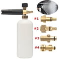 thumbnail image 3 of Boquilla Irfora Ajustable Lavado de nieve Espuma de nieve Lanza Presión Boquilla Botella de jabón Pistola 1/4 "Adaptador para Karcher Bosch Lavor Nilfisk Bubble Foaming Washer Irfora Boquilla, 3 of 7