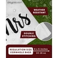 thumbnail image 2 of Play Platoon Weather Resistant Cornhole Bags - Set of 8 Regulation Size - Mr & Mrs Wedding Theme - Durable Duck Cloth for Tossing Game, Includes Tote Bag, 2 of 7