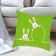thumbnail image 2 of Funda de almohada 3Happy Easter, funda de almohada corta de huevo de conejito de peluche, fundas de cojín de 45x45cm para el hogar, dormitorio, oficina, sofá, decoración esquí esquí Gafas de esquí, 2 of 5