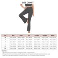 thumbnail image 4 of Pantalones De Polainas Informales, Pantalones Cruzados En V Acampanados Flexibles Transpirables Para Caminar Para Escalar Cergrey Gris S, 4 of 5