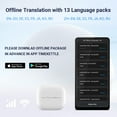 thumbnail image 5 of Timekettle M3 Language Two-Way Translator Earbud Headphones Device with App for 40 Languages, 93 Accents Online and Offline Translator for Exploring Expats, Compatible with iOS and Android, 5 of 6