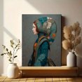 thumbnail image 6 of Vintage Woman Portrait Canvas Print Wall Art for Living Room Bedroom Office Hotel Cafe, 6 of 8