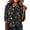 Black, variant on Womens Half Sleeve T Shirts Crewneck Halloween Ghost Print Tunic Tops Loose Casual Clothes