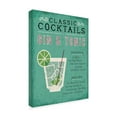 thumbnail image 2 of Trademark Fine Art 'Classic Cocktail Gin and Tonic' Canvas Art by Michael Mullan, 2 of 3