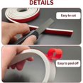 thumbnail image 3 of 5 Rolls Total 32.8ft Window Grille Inserts Grid Kit Self Adhesive Peel and Stick, 3 of 5