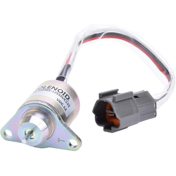 Fuel Shut Off Solenoid M810324 Yanmar 119233-77932 Synchro Woodward 1503ES-12S5SUC12S John Deere 4200 4300 4400 4500 4600 4700 12VDC