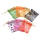 thumbnail image 4 of 200 Piezas de Estampado de Organdí, Bolsa con Cordón, Regalos de Navidad / Bolsas de Dulces Yotijar Bolsa de caramelos DRAWSTRING de Organdy, 4 of 8