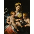 thumbnail image 2 of Bernardo Strozzi 19x24 Gold Ornate Framed and Double Matted Museum Art Print Titled - Madonna and Child with the Infant Saint John the Baptist, 2 of 4