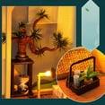 thumbnail image 5 of DIY Dollhouse Kit Toy Handmade with LED Light Miniature Doll House for Gift, 5 of 5