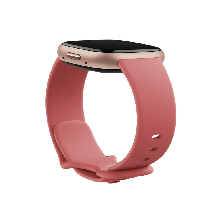 Fitbit Versa 4 Fitness Smartwatch - Pink Sand/Copper Rose Aluminum