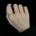 thumbnail image 2 of Womens Geometric Copper Ring Index Finger Ring Adjustable Band Fashion Jewelry Gift for Her Geometric Design Ring Copper Not Inlaid Ring, 2 of 5