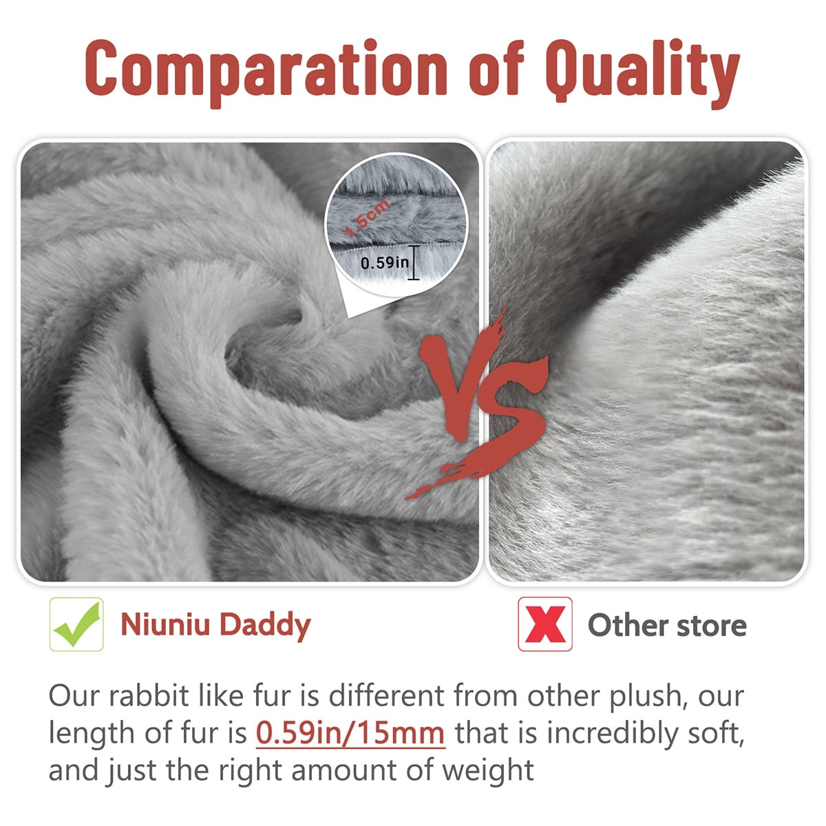 Niuniu Daddy Weighted Koala Stuffed Animal Plush Toy Body Pillow 3.3lb Soft Faux Fur 20 Inch Large
