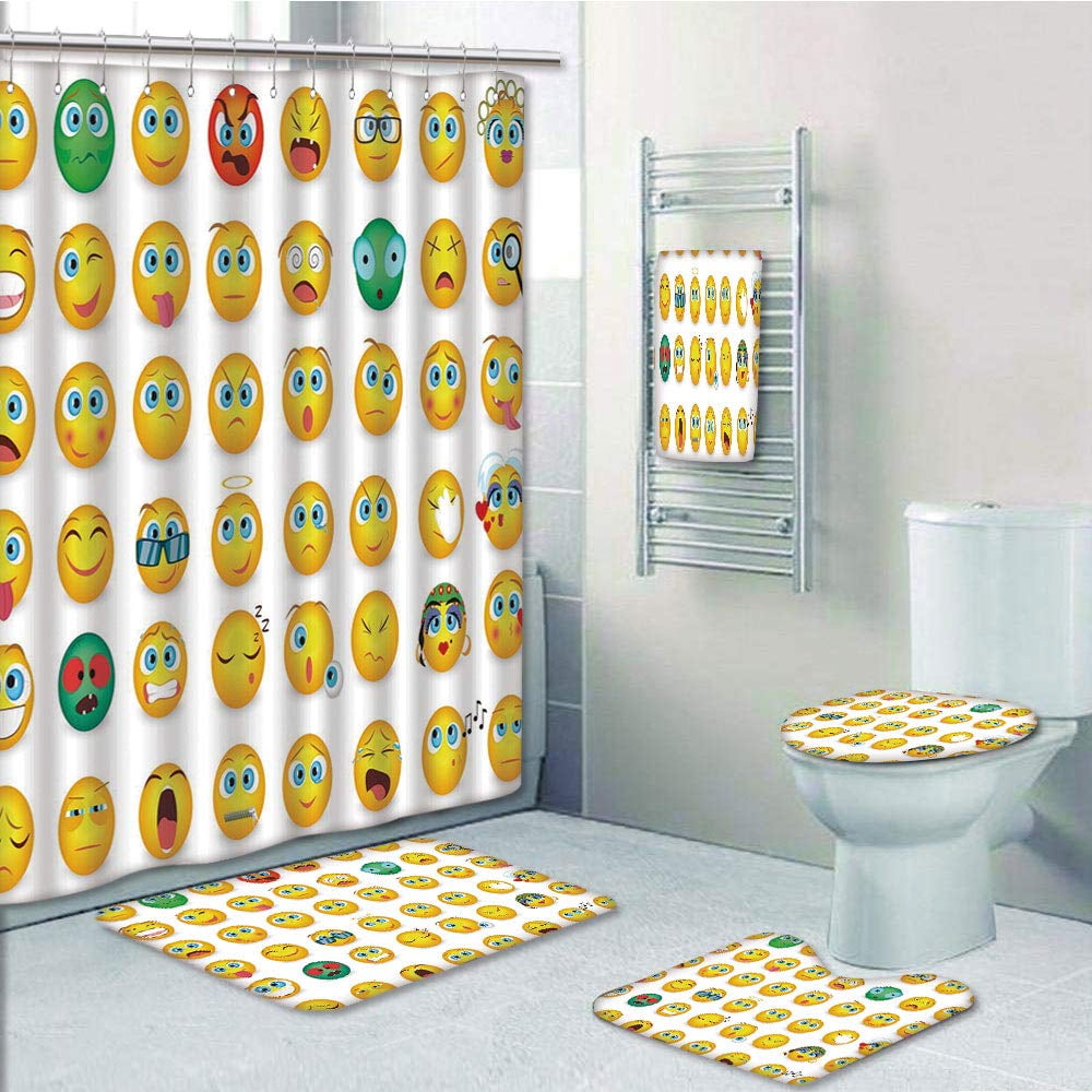 PRTAU Emoji Cartoon Like Smiley Faces of Mosters Girls Couple Happy Sad