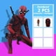 thumbnail image 3 of Disfraz de Deadpool para niños y adultos, traje de superhéroe de Anime para Halloween, camarero de la muerte, leotardo de licra, accesorios para adultos, cinturón, 3 of 5