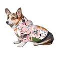 thumbnail image 7 of Fotbe Cartoon Halloween Print Small Dog Sweater Hoodies Pet Grey Hooded Soft Fleece Sweatshirts with Pocket Fall Winter Puppy Cat Sweaters Warm Clothes-X-Large, 7 of 7