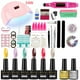 thumbnail image 1 of MOSKANY Juego de uñas profesional Kit de gel de uñas con lámpara de uñas UV de 120W / 54W y taladro de uñas para todo el juego de manicura de esmalte de uñas de gel de secado zhangmengya LED, 1 of 2