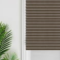 thumbnail image 4 of Tela De Sombrilla Plegable Persiana Autoadhesiva Plisada Media Cortina Blackout Café (60x150cm) Wdftyju Libre de BPA, 4 of 9